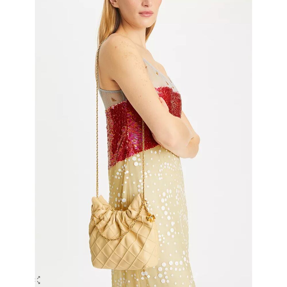 Tory Burch Mini Fleming Hobo Bag - Picture 3 of 12